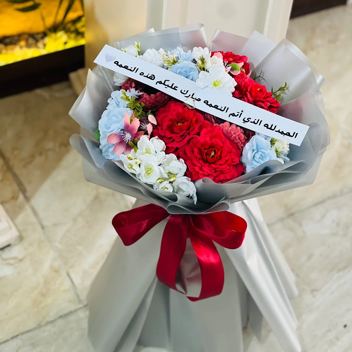 باقة ورد صناعي 1