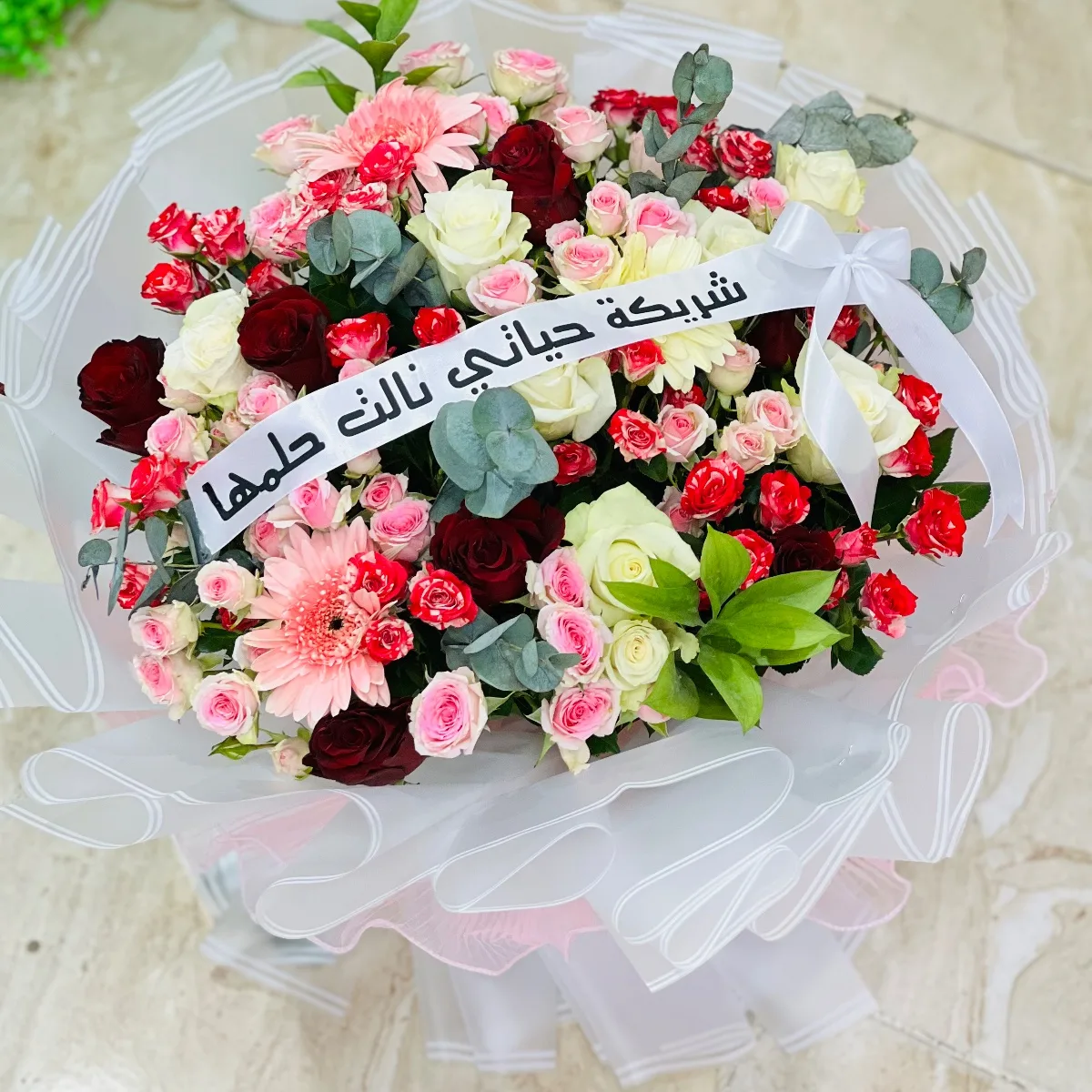 باقة ورد طبيعي 40 وردة